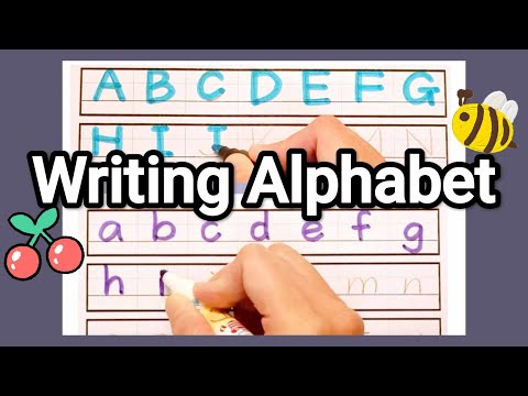 Writing Alphabet Letters〡 Learn ABC & abc Alphabet in 3 min〡 Uppercase & Lowercase〡一起學習-手寫英文字母 大寫&小寫