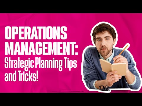 OPERATIONS MANAGEMENT : Strategic Planning Tips and Tricks! | Simplicity Consultancy