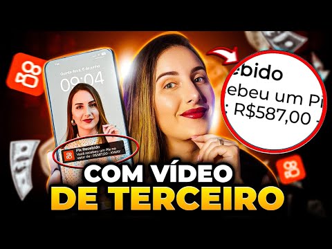 🔥COMO GANHAR DINHEIRO APP KWAI SEM APARECER PELO CELULAR COM CONTEÚDO DE TERCEIROS EM 2023