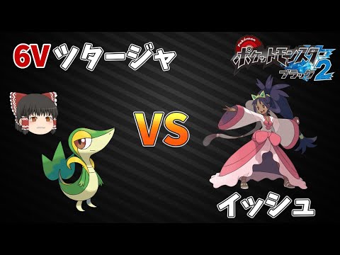 【御三家最弱】ツタージャでも6Vなら無双できる！はず。【ポケモンBW2】