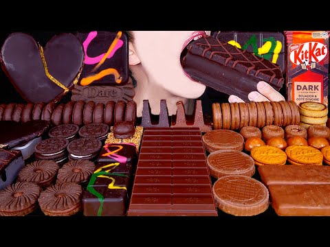 ASMR KITKAT DUBAI CHOCOLATE ICE CREAM NUTELLA DESSERT MUKBANG 두바이 초콜릿 먹방 ドバイチョコレート 咀嚼音 EATING SOUNDS