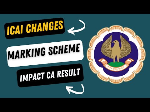 |ICAI Changes Marking Scheme! New Update Impact CA Results in 2024|