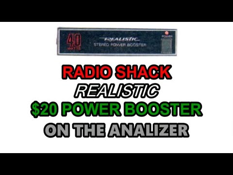 Car audio vintage "power booster" amplifier tested