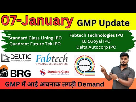 All IPO GMP Today | standard glass lining ipo gmp | quadrant future ipo gmp | Fabtech ipo gmp