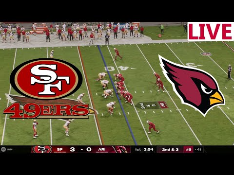 🔴LIVE 🔴San Francisco 49ers VS Arizona Cardinals/ NFL Week 18/Madden NFL 25