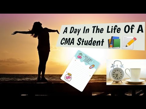 A Day In The Life Of A CMA Student !! 10hrs Of Study Vlog .