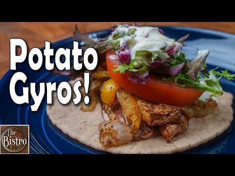 Easy Potato Gyros - A Starch Solution Compliant Recipe