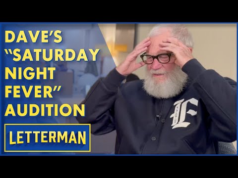 Dave's Audition For "Saturday Night Fever" | David Letterman