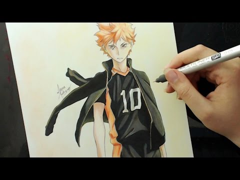 Speed Drawing - Hinata Shouyou (Haikyuu!)