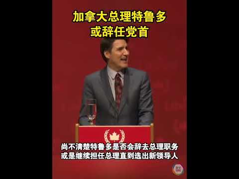 加拿大总理特鲁多或辞任党首 （记者：林威；视频：吴宝澍）