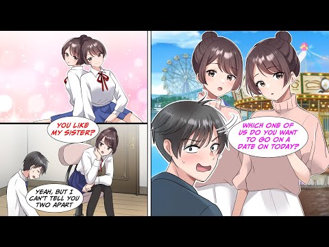 [Manga Dub] I'm in love with one of the twins, but I can't tell them apart so we all go on a date...