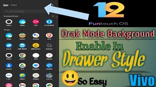 How To Change The App Drawer Background In Vivo Funtouch OS 12