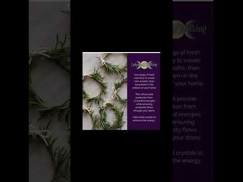 What is a Rosemary Wreath?? #witch #wicca #wreaths #yule