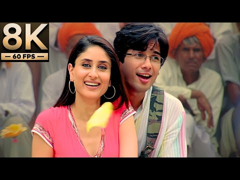 8K Remastered - Aao Milo Chalen | Kareena Kapoor, Shahid Kapoor | Jab We Met