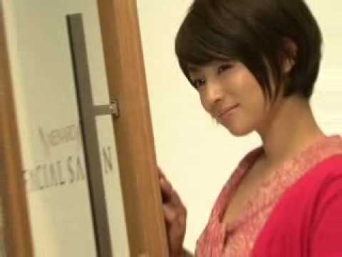 (深田恭子) Fukada Kyoko in 2009.03 MENARD FACIAL SALON 「キレイが増える篇」 CM Making