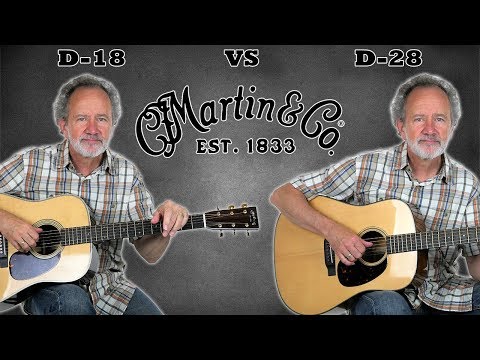 Martin Modern Deluxe D-18 vs D-28 Sound Comparison