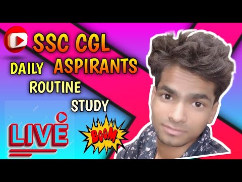 🖊️SSC CGL ASPIRANTS 📚।DAILY STUDY VLOGS। ASPIRANTS MINI VLOGS।LIVE STREAM NOW।