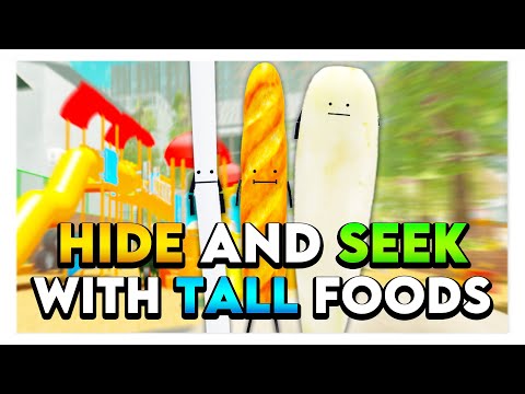 Roblox SECRET STAYCATION HIDE & SEEK WITH TALL FOODS! 🥖