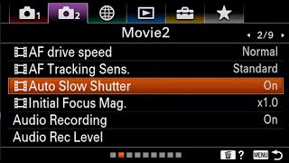 Auto Slow Shutter for Sony Alpha - (excerpted from sony a6400 and a7riv courses)