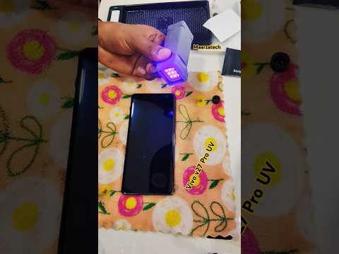 Vivo V270pro UV glass testing cured display with Corning Gorilla glass #youtubeshorts #mobilephone