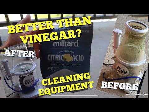 Citric acid better than Vinegar?