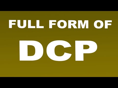 Full Form of DCP | What is DCP Full Form | DCP Abbreviation