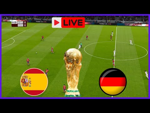 🔴LIVE - GERMANY VS SPAIN | football live match #football #ytshorts #shorts #shortsfeed