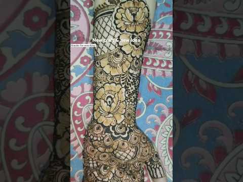 Unique mehndi design 2024 #art #reels #shorts #music #mehndi