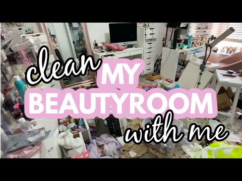 CLEAN My BeautyRoom With Me!!! Beauty Room Organization 2020