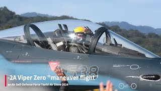 沢山の声援に応えて機動飛行へ向かうF-2戦闘機 / JASDF F-2A Viper Zero "Maneuver Flight" at Tsuiki Air Show 2024