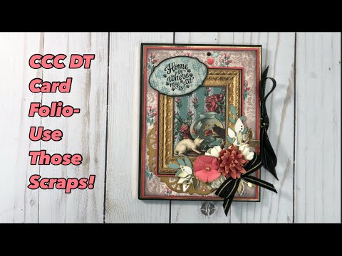 CCC DT Project Using Up Those Scraps Card Folio | Country Craft Creations | Fur-Ever Friends