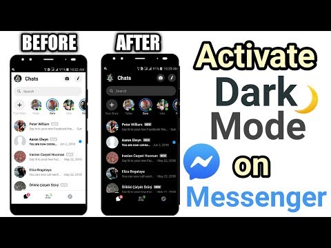 Dark Messenger Activation Tutorial 2019 | How To Enable Dark Mode In Facebook Messenger!