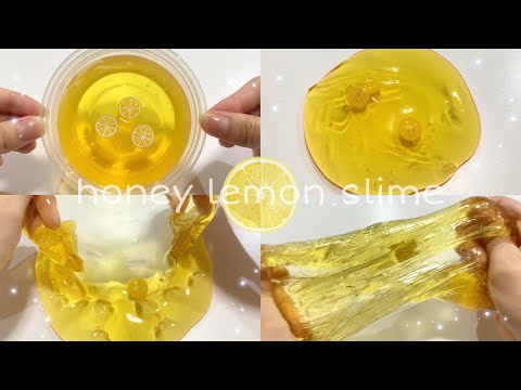 🍯はちみつレモン風クリアスライム🍋