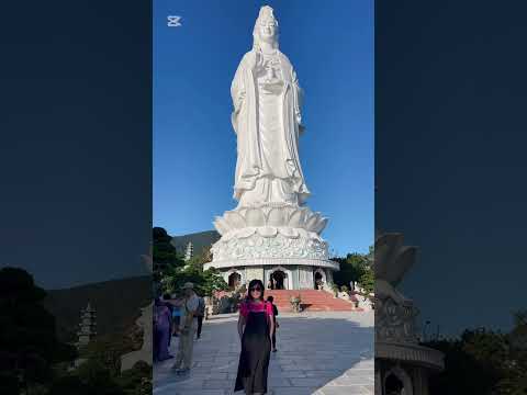 越南岘港景点  Linh Ung Pagoda in Da Nang Vietnam