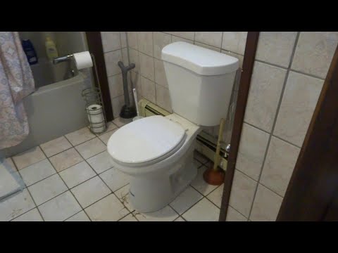 TOILET LEAKING BADLY TOTAL HACK JOB FROM HELL