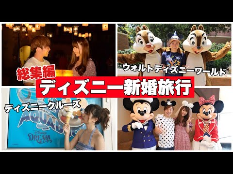 【総集編】ウォルトディズニーワールド✈️＋ディズニークルーズ🚢【新婚旅行】