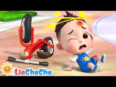 ChaCha Fell Off the Bike | Bike Safety Song | Kids Songs & Nursery Rhymes | LiaChaCha