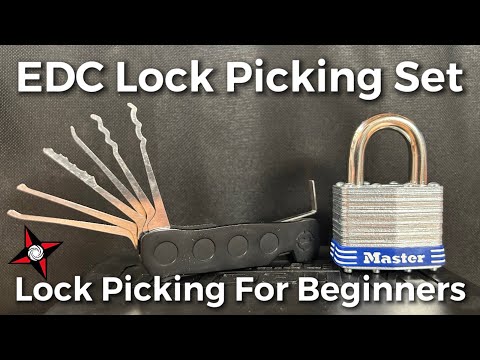 Lock Picking Tutorial For Beginners & Sparrows Folding Lock Pick Set “The Escort” | One Year Review