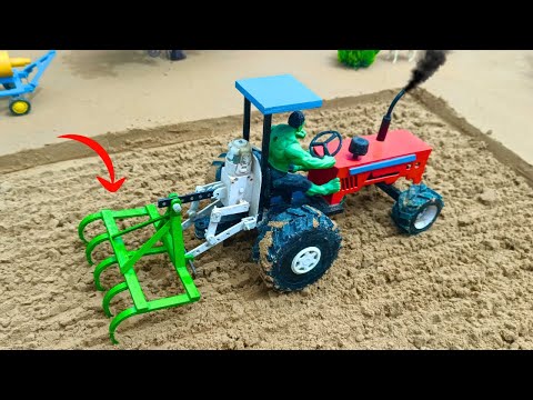 top most creative diy tractor plough machine science project like Sano creator