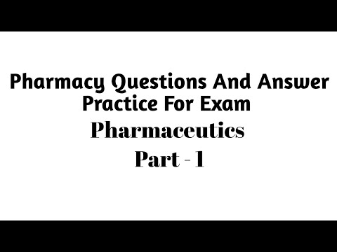 Pharmaceutics Questions And Answer For Practice | OSSC | OSSSC | Pharmacy Exams | #ossc #osssc