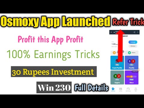 Osmoxy App Unlimited Refer Trick Full Details in tamil