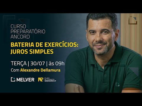 Curso Preparatório Ancord | Bateria de exercícios: juros simples