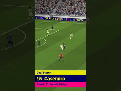 Earth mover version Casimero show his ability #pes #mobile #gaming #shorts #trending #efootball