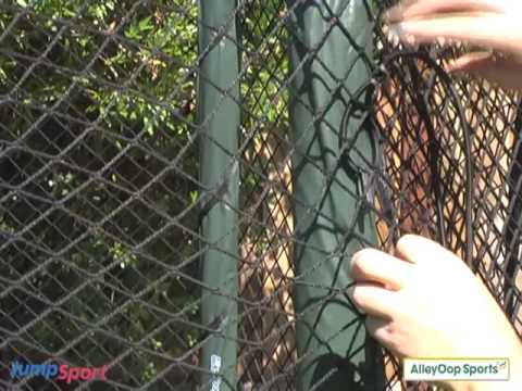 JumpSport Safety Enclosure Alternate  6' Bungee Installation Method 01