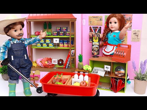 Play Dolls Explore Grocery Store Professions