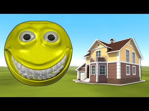 GIGGLE NPC VS HOUSES! - Garry's mod Sandbox