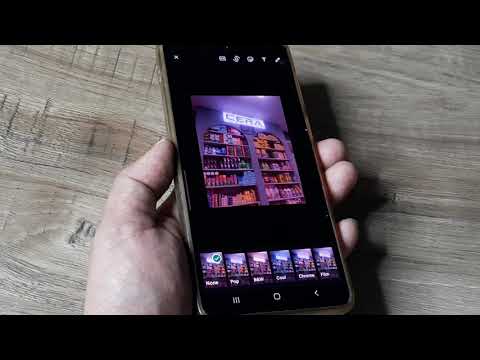 how to apply filters to photos on whatsApp