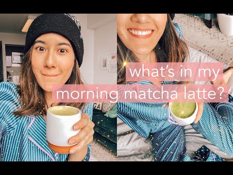 What's in My Morning Matcha Latte | OM & THE CITY