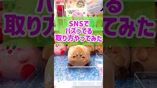 SNSで話題の取り方してみた！ #shorts #ufoキャッチャー #クレーンゲーム