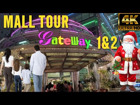 [4K] GATEWAY MALL 1&2 WALKING TOUR 2024 || MOST MODERN MALL IN ARANETA CITY CUBAO